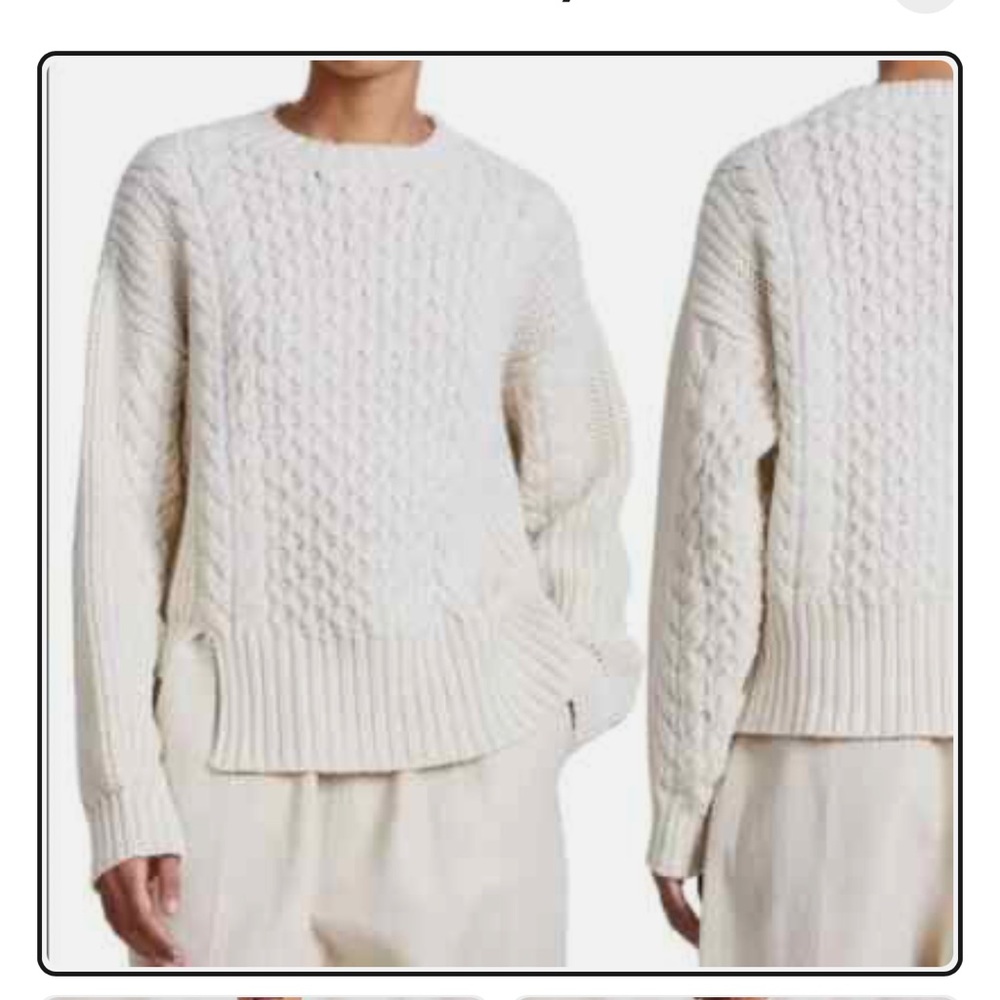 Apiece apart Cable Knit Sweater
